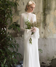 將圖片載入圖庫檢視器，The Willow Bohemian Wedding Long Sleeves Dress - WeddingConfetti