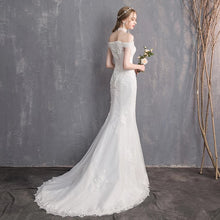 將圖片載入圖庫檢視器，The Renalyda Wedding Bridal Lace Off Shoulder Gown - WeddingConfetti