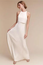 將圖片載入圖庫檢視器，The Fleur Wedding Bridal Crop Top Maxi &amp; Skirt (Customisable) - WeddingConfetti