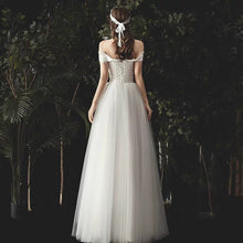 將圖片載入圖庫檢視器，The Norgan Wedding Bridal Off Shoulder Gown - WeddingConfetti