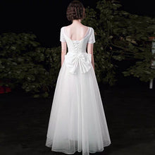 將圖片載入圖庫檢視器，The Paisley Wedding Bridal Short Sleeves Gown - WeddingConfetti