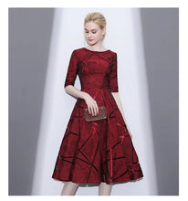 將圖片載入圖庫檢視器，The Pennylia Short Sleeves White/Red/Purple Dress (Available in 3 colours) - WeddingConfetti