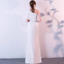 將圖片載入圖庫檢視器，The Leia Toga White Gown - WeddingConfetti