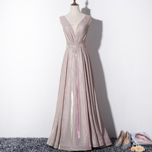 將圖片載入圖庫檢視器，The Cailey Iridescent Sleeveless Gown - WeddingConfetti