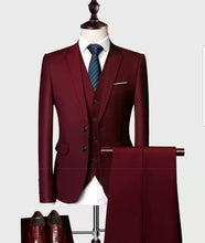 將圖片載入圖庫檢視器，Maximus Groom Men's Suit Jacket, Vest and Pants (Available in 6 colours) - WeddingConfetti