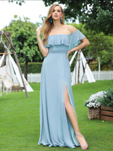 將圖片載入圖庫檢視器，The Rosemary Off Shoulder Gown (Available in 14 Colours) - WeddingConfetti