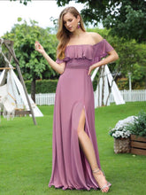 將圖片載入圖庫檢視器，The Rosemary Off Shoulder Gown (Available in 14 Colours) - WeddingConfetti