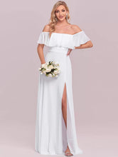將圖片載入圖庫檢視器，The Rosemary Off Shoulder Gown (Available in 14 Colours) - WeddingConfetti
