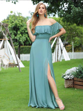 將圖片載入圖庫檢視器，The Rosemary Off Shoulder Gown (Available in 14 Colours) - WeddingConfetti