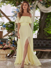 將圖片載入圖庫檢視器，The Rosemary Off Shoulder Gown (Available in 14 Colours) - WeddingConfetti
