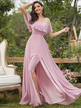 將圖片載入圖庫檢視器，The Rosemary Off Shoulder Gown (Available in 14 Colours) - WeddingConfetti