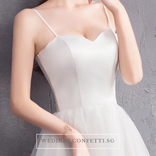將圖片載入圖庫檢視器，The Steffia Wedding Bridal Sleeveless Satin Dress - WeddingConfetti