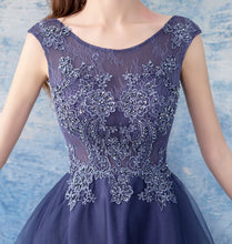 將圖片載入圖庫檢視器，The Cecil Blue Hi Low Sleeveless Dress - WeddingConfetti
