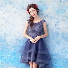 將圖片載入圖庫檢視器，The Cecil Blue Hi Low Sleeveless Dress - WeddingConfetti
