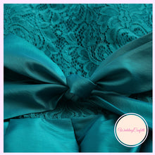 將圖片載入圖庫檢視器，The Tessa Wedding Bridal Teal Long Sleeves Short Dress - WeddingConfetti