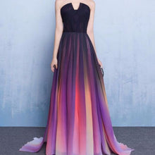 將圖片載入圖庫檢視器，The Elie Saab Inspired Purple Ombre Tube - WeddingConfetti