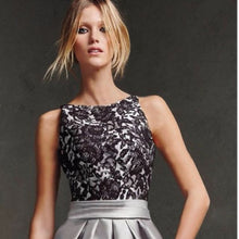 將圖片載入圖庫檢視器，The Georgia Lace Black and Grey Evening Gown - WeddingConfetti