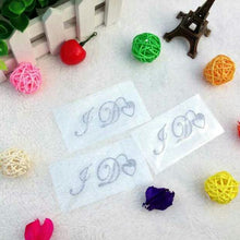 將圖片載入圖庫檢視器，I Do and Me Too Wedding Shoes Stilettos Glitter Stickers - WeddingConfetti