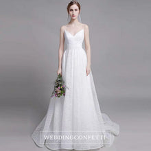 將圖片載入圖庫檢視器，The Kerrelyn Wedding Bridal Sleeveless Lace Dress - WeddingConfetti