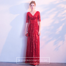 將圖片載入圖庫檢視器，The Benecia Glitter Gown (Available in 4 colours) - WeddingConfetti