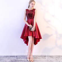 將圖片載入圖庫檢視器，The Teris Gold / Silver / Red Sleeveless Gown - WeddingConfetti
