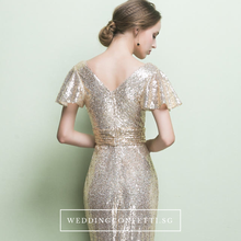 將圖片載入圖庫檢視器，The Benecia Glitter Gown (Available in 4 colours) - WeddingConfetti