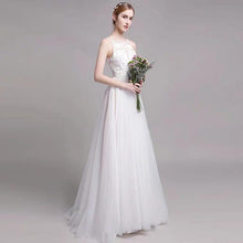 將圖片載入圖庫檢視器，The Paityn Wedding Bridal Sleeveless Lace Gown - WeddingConfetti
