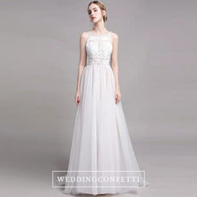 將圖片載入圖庫檢視器，The Paityn Wedding Bridal Sleeveless Lace Gown - WeddingConfetti