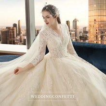 將圖片載入圖庫檢視器，The Yasalyn Wedding Bridal Lace Gown - WeddingConfetti