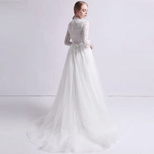 將圖片載入圖庫檢視器，The Krasloe Wedding Bridal Long Sleeves Lace Gown - WeddingConfetti
