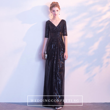 將圖片載入圖庫檢視器，The Benecia Glitter Gown (Available in 4 colours) - WeddingConfetti