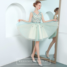 將圖片載入圖庫檢視器，The TinkerBell Turquoise Sleeveless Dress - WeddingConfetti