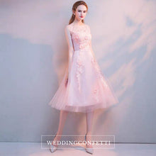 將圖片載入圖庫檢視器，The Riley Pink/Champagne Sleeveless Tulle Gown - WeddingConfetti