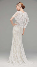 將圖片載入圖庫檢視器，The Keranda Wedding Bridal Drape Sleeve Lace Gown - WeddingConfetti
