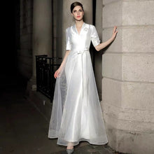 將圖片載入圖庫檢視器，The Paloma Wedding Bridal White Short Sleeve Gown - WeddingConfetti