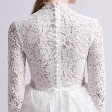 將圖片載入圖庫檢視器，The Krasloe Wedding Bridal Long Sleeves Lace Gown - WeddingConfetti