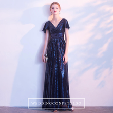 將圖片載入圖庫檢視器，The Benecia Glitter Gown (Available in 4 colours) - WeddingConfetti