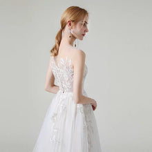 將圖片載入圖庫檢視器，The Kaselly Wedding Bridal Sleeveless Lace Gown - WeddingConfetti