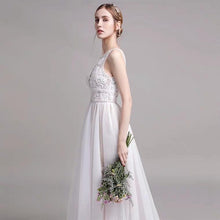將圖片載入圖庫檢視器，The Paityn Wedding Bridal Sleeveless Lace Gown - WeddingConfetti