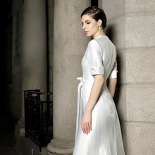 將圖片載入圖庫檢視器，The Paloma Wedding Bridal White Short Sleeve Gown - WeddingConfetti