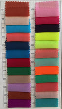 將圖片載入圖庫檢視器，Composite Wire Chiffon Colour Chart - WeddingConfetti