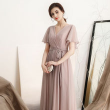 將圖片載入圖庫檢視器，The Daphne Bridesmaid Chiffon Dress (Customisable) - WeddingConfetti