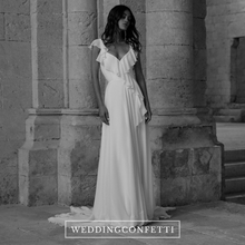 將圖片載入圖庫檢視器，The Penelope Wedding Bridal Satin Gown - WeddingConfetti