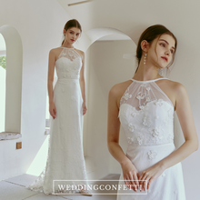 將圖片載入圖庫檢視器，The Lorena Wedding Bridal Halter Gown - WeddingConfetti