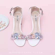 將圖片載入圖庫檢視器，The Floral Edition - The Elise Floral Heels - WeddingConfetti