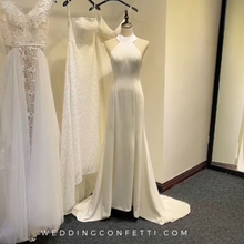 將圖片載入圖庫檢視器，The Gael Wedding Bridal Halter Dress - WeddingConfetti