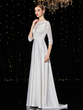 將圖片載入圖庫檢視器，The Liselle Mother-Of-Bride Sleeved Gown (Available in 2 Colours) - WeddingConfetti