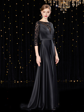 將圖片載入圖庫檢視器，The Liselle Mother-Of-Bride Sleeved Gown (Available in 2 Colours) - WeddingConfetti