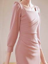 將圖片載入圖庫檢視器，The Riley Short Long Sleeve Dress (Available in 2 Colours) - WeddingConfetti