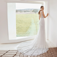將圖片載入圖庫檢視器，The Carleigh Wedding Bridal Sleeveless Lace Gown - WeddingConfetti